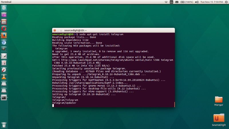 скачать telegram для Linux